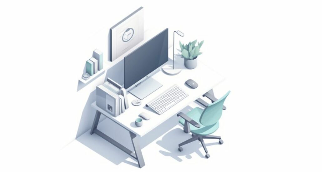 Ergonomic Desk Set Up