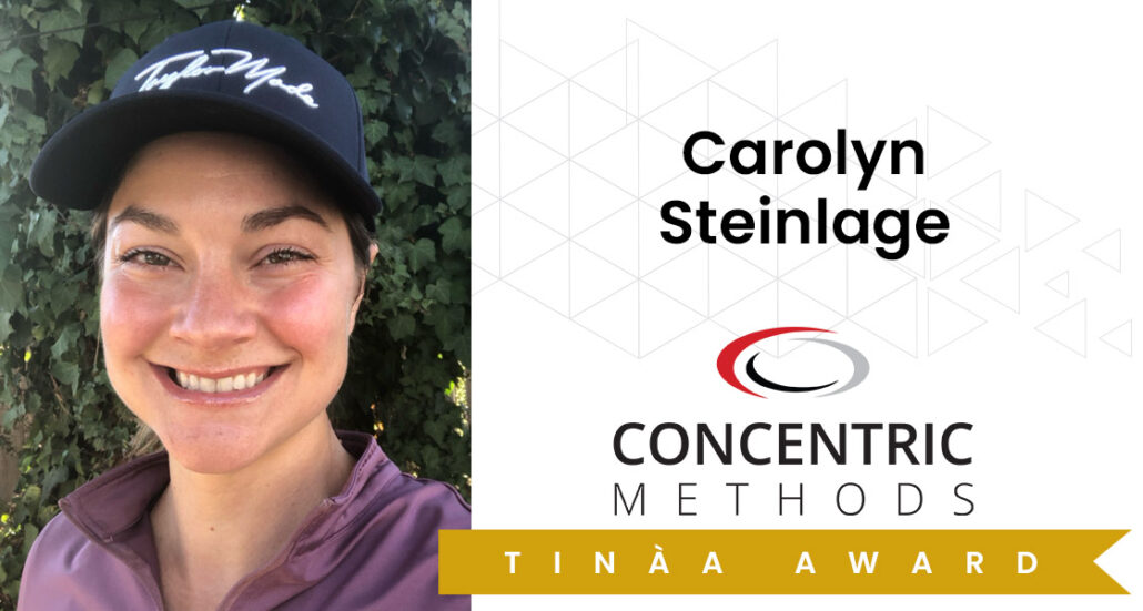 Dr Carolyn Steinlage Tinaa Award