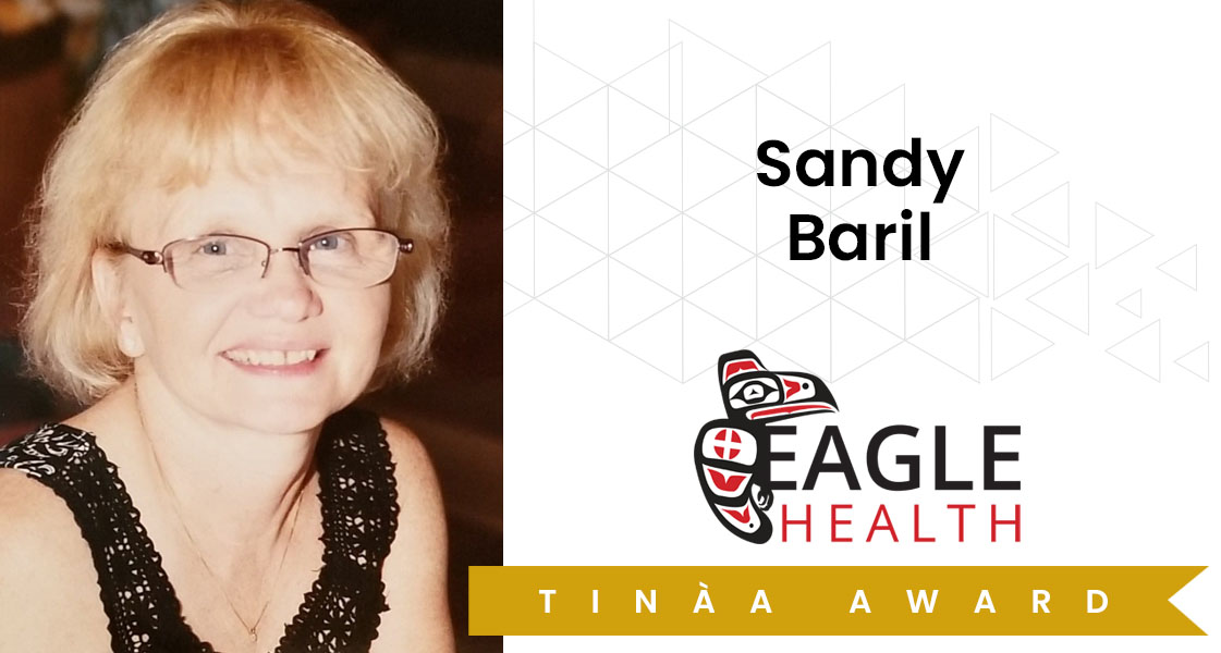 Sandy Baril Eagle Health Tinaa Award