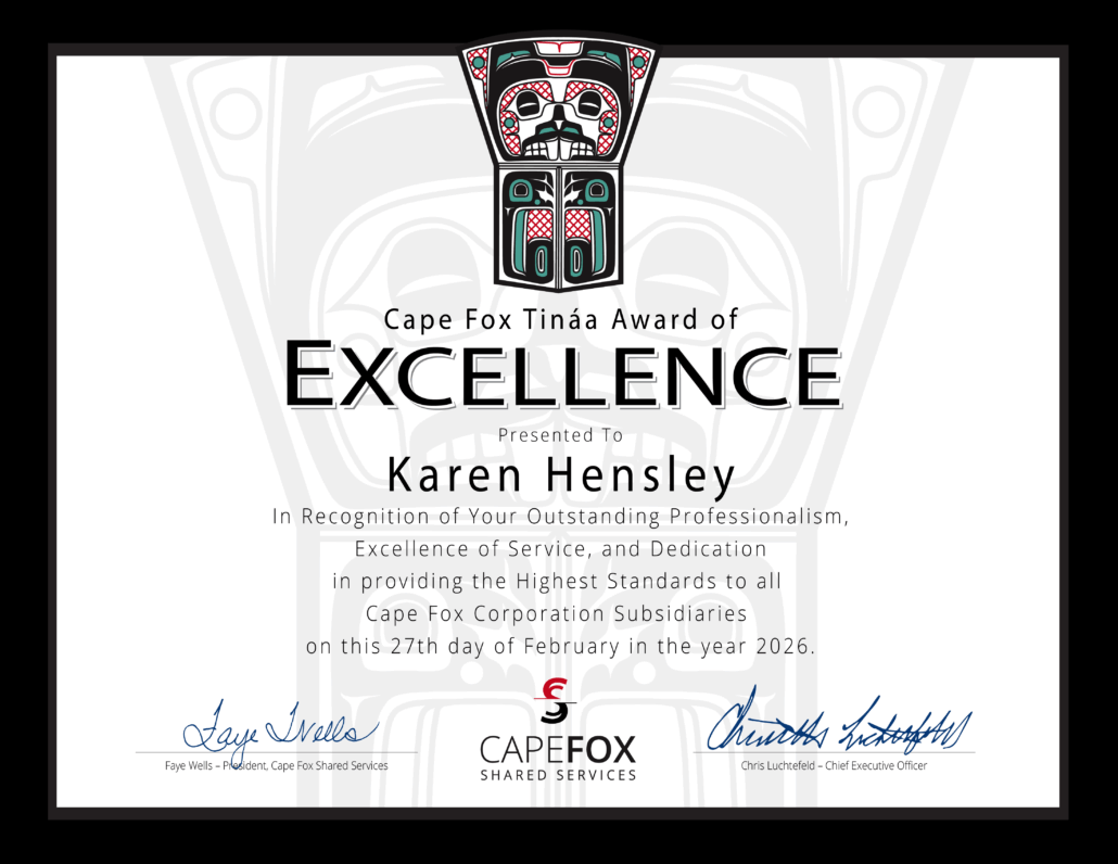 CFSS Karen Hensley Tinaa Award