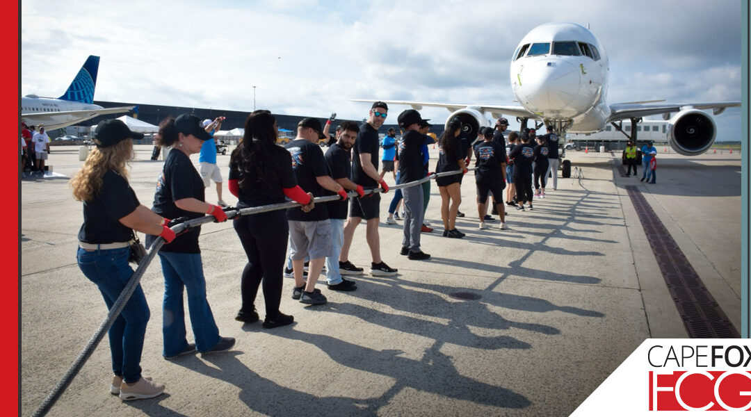Cape Fox Force One Joins 2026 Dulles Plane Pull to Support Special Olympics Virginia
