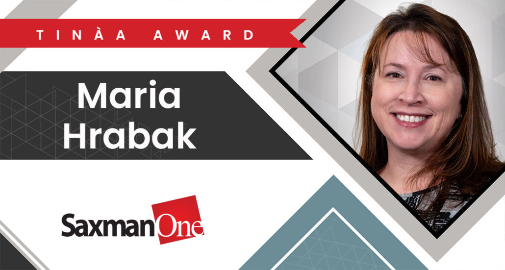 Saxman One Tinaa Award Maria Hrabak